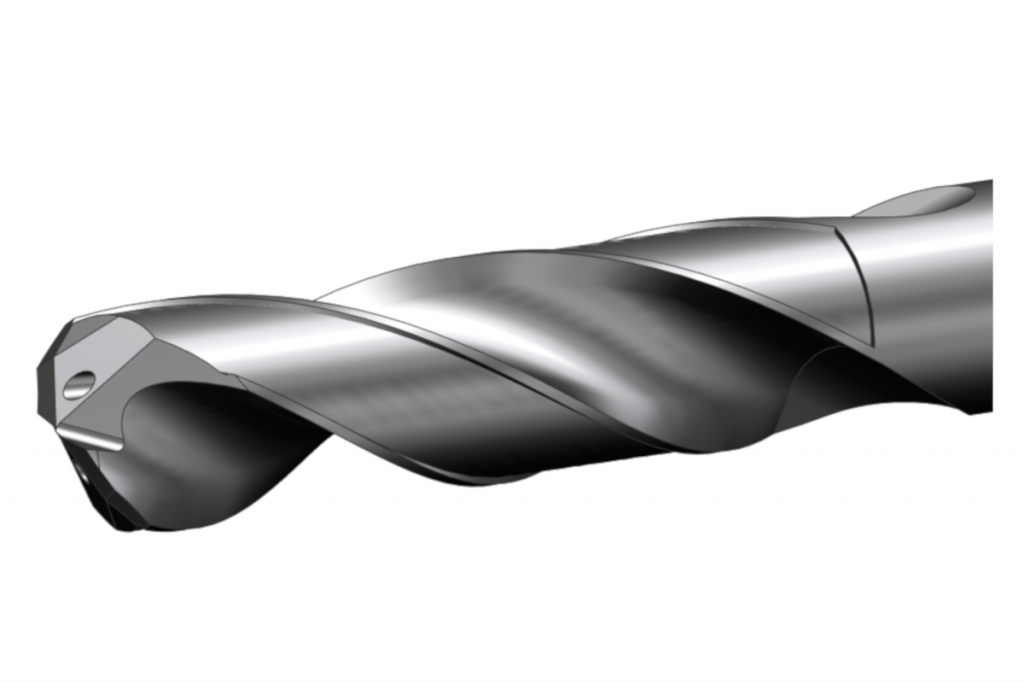 Solid carbide single flute gundrill Type 113 Ø 2.000 mm Length 25 x Ø